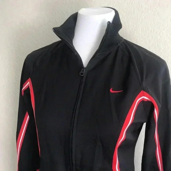 Nike Black & Red Track Jacket - Picture 2 of 4